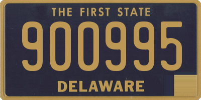 DE license plate 900995
