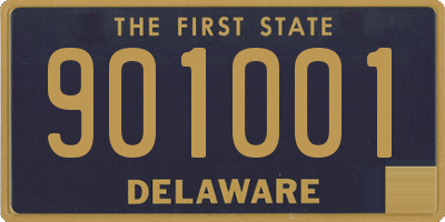 DE license plate 901001