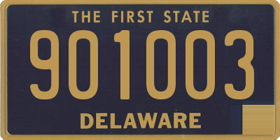 DE license plate 901003