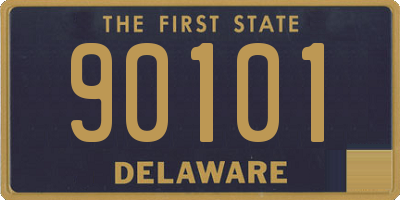 DE license plate 90101