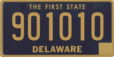 DE license plate 901010