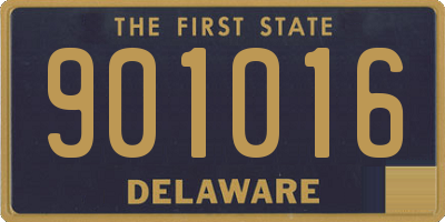 DE license plate 901016