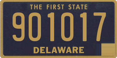 DE license plate 901017