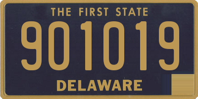 DE license plate 901019