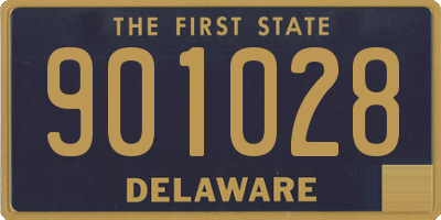 DE license plate 901028