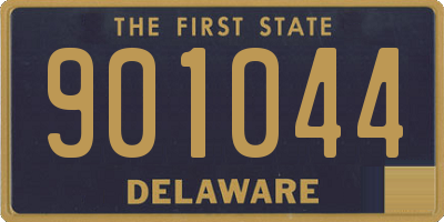 DE license plate 901044