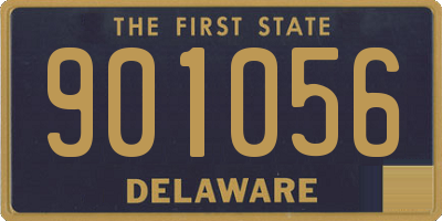 DE license plate 901056