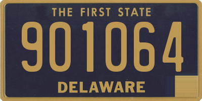 DE license plate 901064