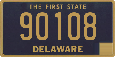 DE license plate 90108