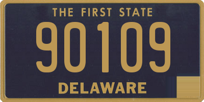 DE license plate 90109