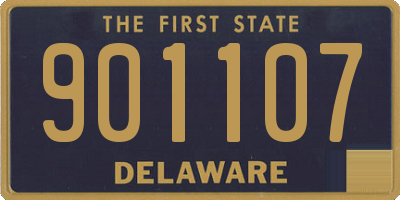DE license plate 901107