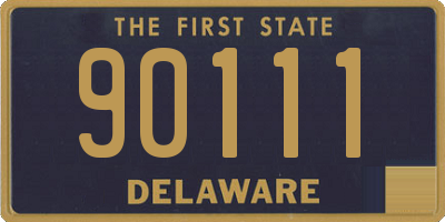 DE license plate 90111