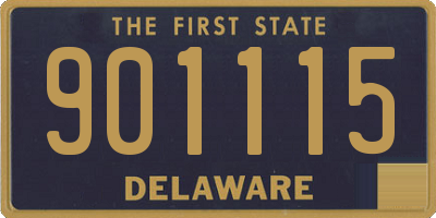 DE license plate 901115
