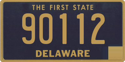 DE license plate 90112