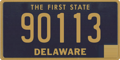 DE license plate 90113