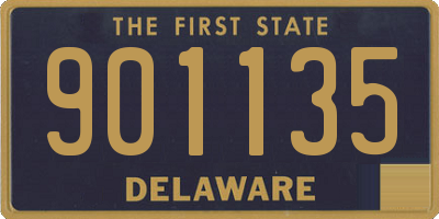 DE license plate 901135