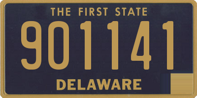 DE license plate 901141