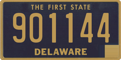 DE license plate 901144