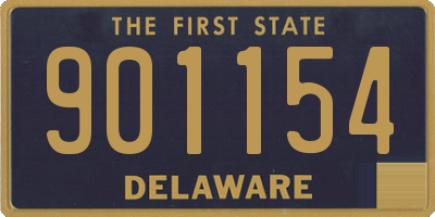 DE license plate 901154