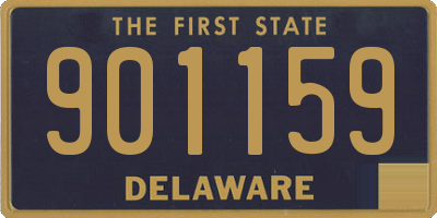 DE license plate 901159
