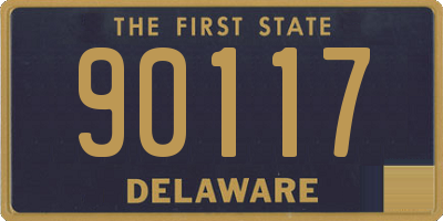 DE license plate 90117