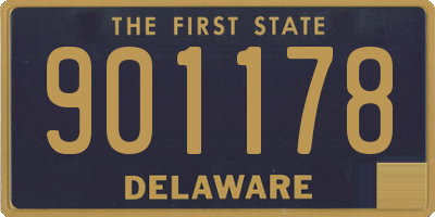 DE license plate 901178
