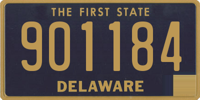 DE license plate 901184