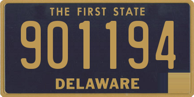 DE license plate 901194