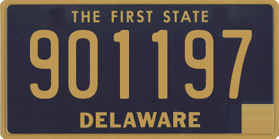 DE license plate 901197