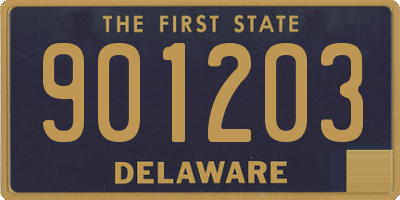 DE license plate 901203