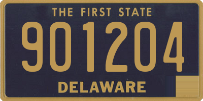 DE license plate 901204