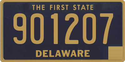 DE license plate 901207