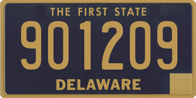 DE license plate 901209