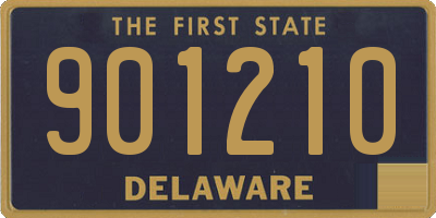DE license plate 901210