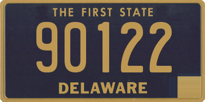 DE license plate 90122