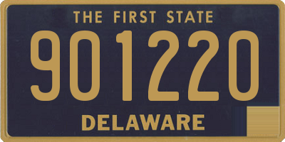 DE license plate 901220