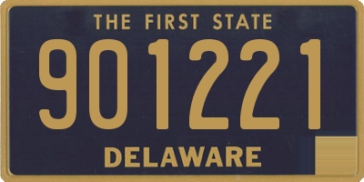 DE license plate 901221