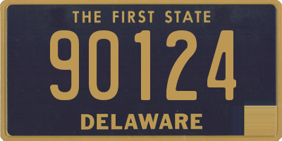DE license plate 90124