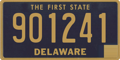 DE license plate 901241