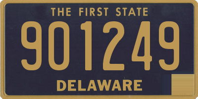 DE license plate 901249
