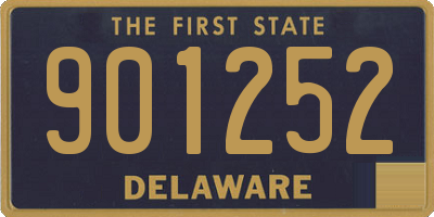 DE license plate 901252