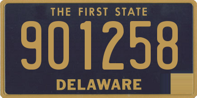 DE license plate 901258
