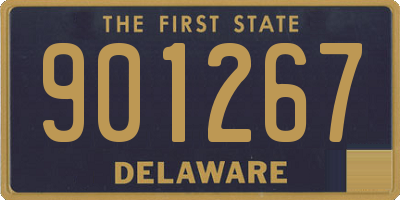 DE license plate 901267