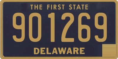 DE license plate 901269