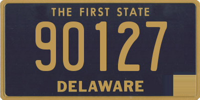 DE license plate 90127