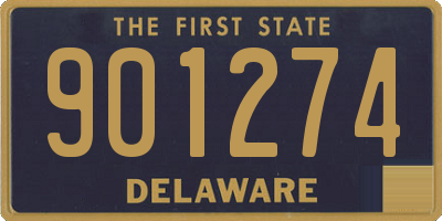 DE license plate 901274