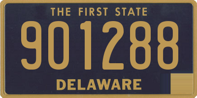 DE license plate 901288