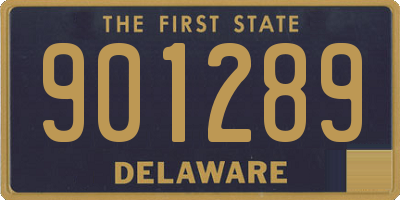 DE license plate 901289