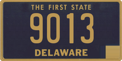 DE license plate 9013