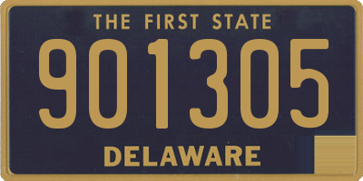 DE license plate 901305